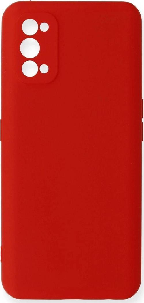 Realme 7 Pro Kılıf Nano içi Kadife Silikon - Kırmızı-(5796)