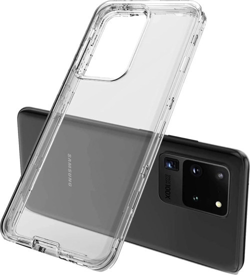 Samsung Galaxy S20 Plus Kılıf Lüx Şeffaf Silikon-(5796)