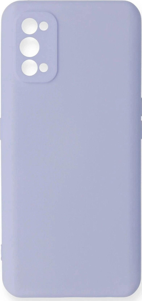 Realme 7 Pro Kılıf Nano içi Kadife Silikon - Lila-(5796)