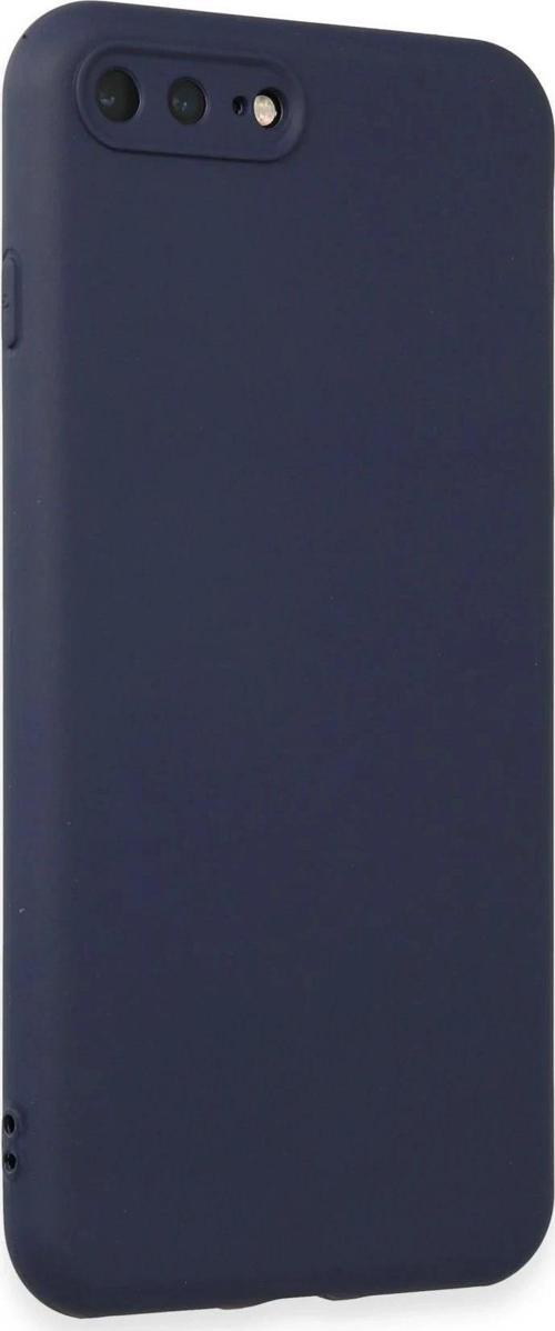 iPhone 7 Plus Kılıf First Silikon - Lacivert-(5796)