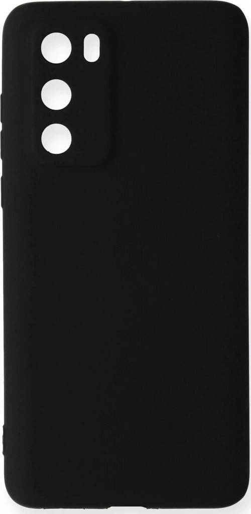 Huawei P40 Kılıf First Silikon - Siyah-(5796)