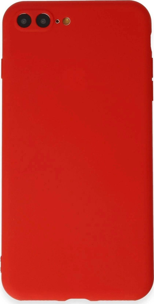 iPhone 7 Plus Kılıf First Silikon - Kırmızı-(5796)