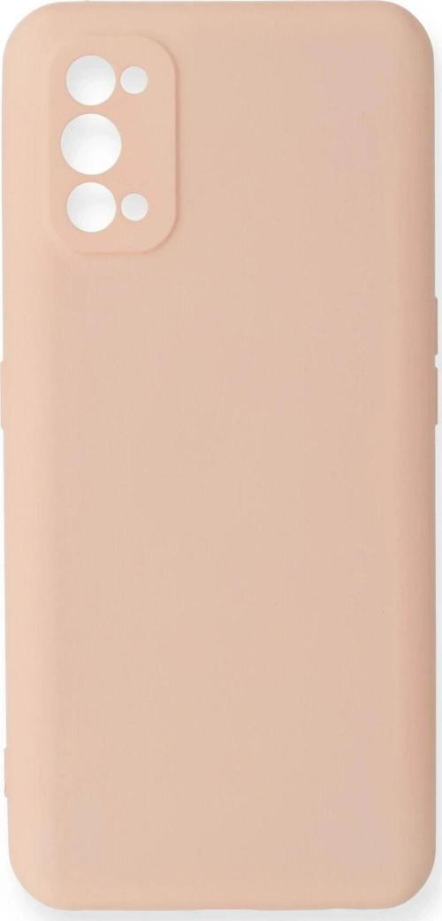 Realme 7 Pro Kılıf Nano içi Kadife Silikon - Pudra-(5796)