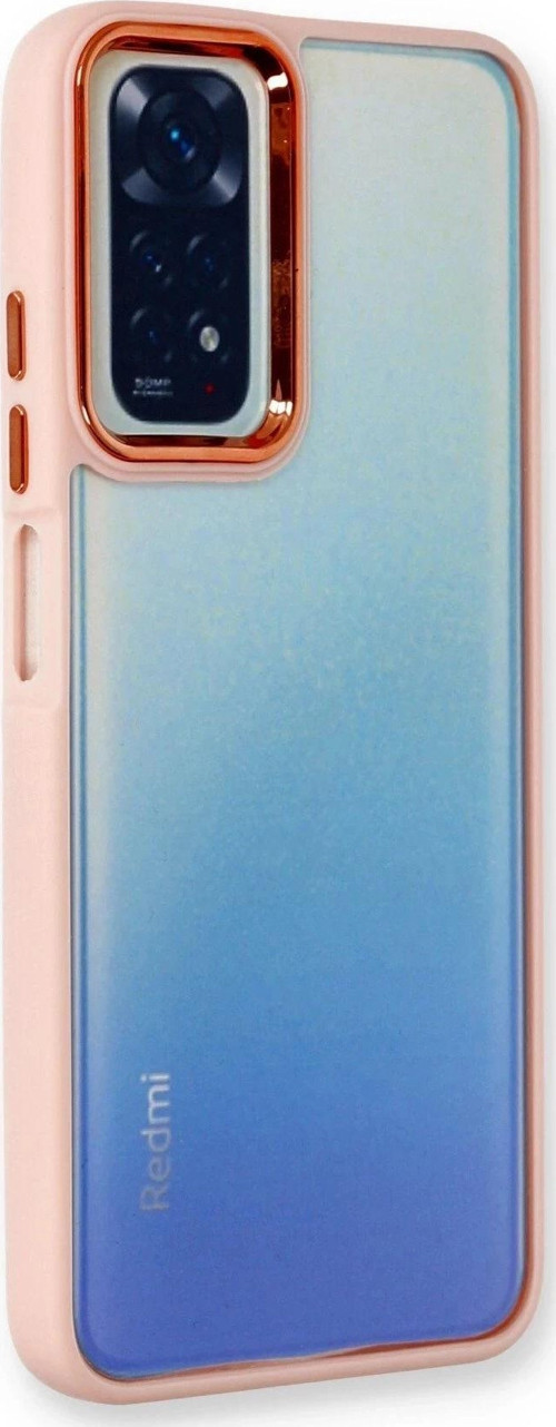 Xiaomi Redmi Note 11 Pro Kılıf Dora Kapak - Pudra-(5796)