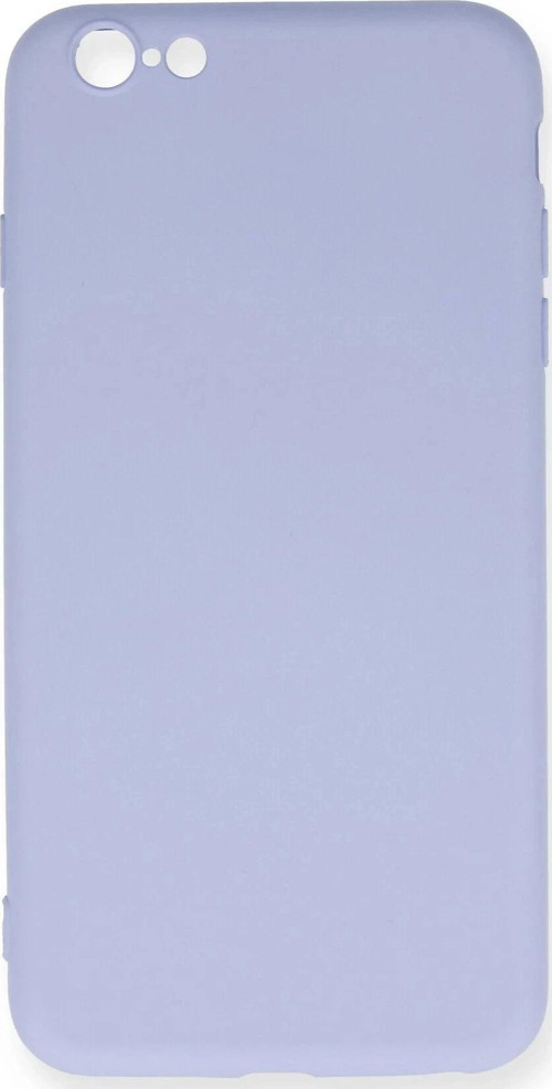 iPhone 6 Plus Kılıf Nano içi Kadife Silikon - Lila-(5796)