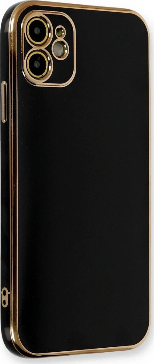 iPhone 11 Kılıf Volet Silikon - Siyah-(5796)