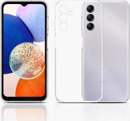 Samsung Galaxy A14 4G Kılıf Lüx Şeffaf Silikon-(5796)