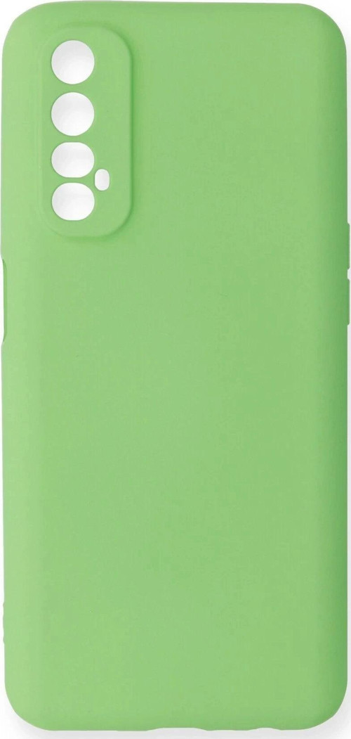 Realme 7 Kılıf First Silikon - Yeşil-(5796)