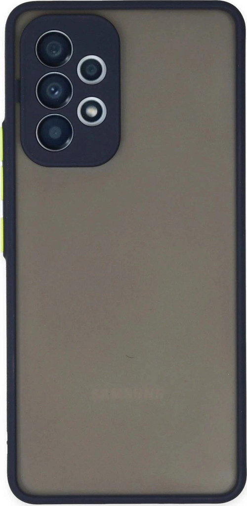 Samsung Galaxy A73 5G Kılıf Montreal Silikon Kapak - Lacivert-(5796)