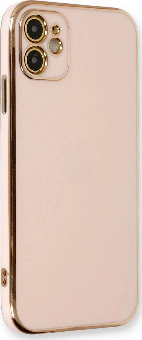 iPhone 11 Kılıf Volet Silikon - Pembe-(5796)