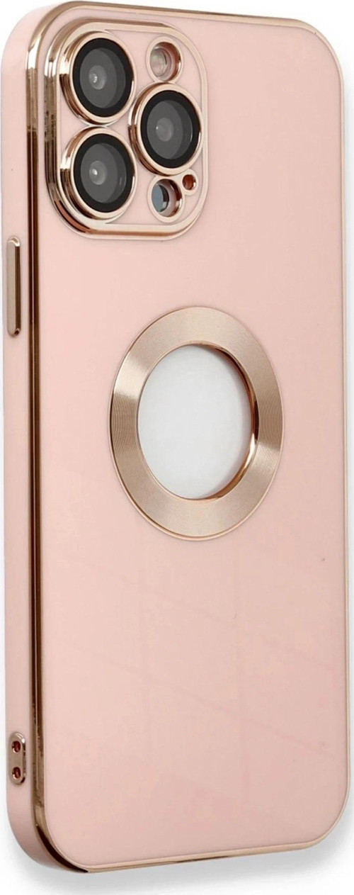 iPhone 13 Pro Max Kılıf Store Silikon - Pembe-(5796)