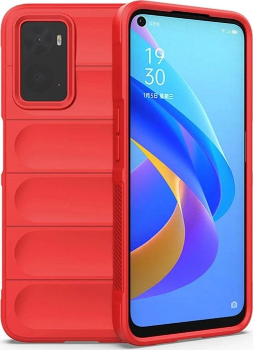 Realme 9i 4G Kılıf Optimum Silikon - Kırmızı-(5796)
