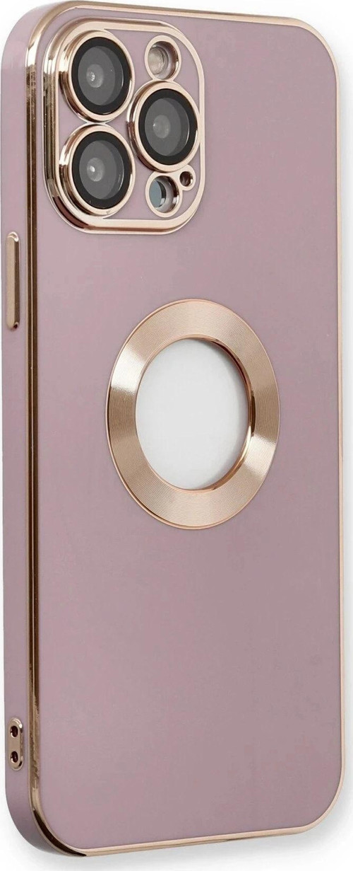 iPhone 13 Pro Kılıf Store Silikon - Mor-(5796)