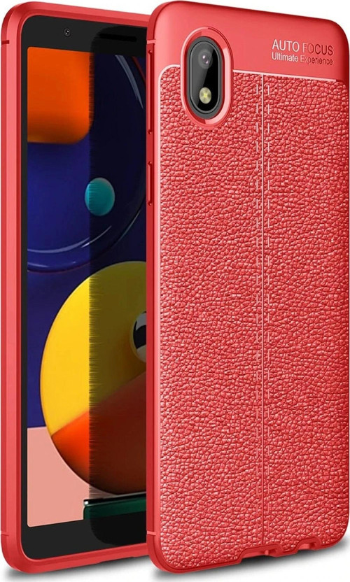 Samsung Galaxy A01 Core Kılıf Auto Focus Kapak - Kırmızı-(5796)