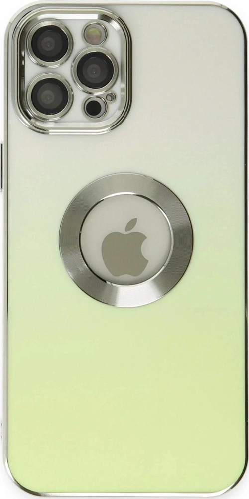 iPhone 12 Pro Max Kılıf Best Silikon - Yeşil-(5796)