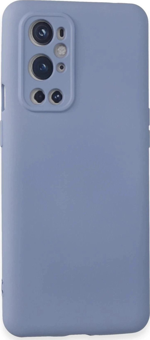 One Plus 9 Pro Kılıf Nano içi Kadife Silikon - Mor-(5796)