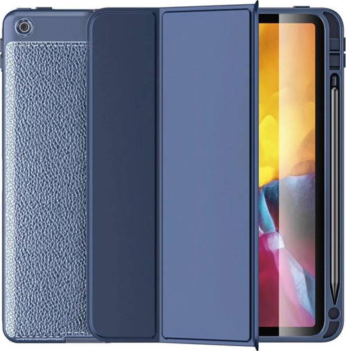 iPad 10.2 (7.nesil) Kılıf Tablet Focus Silikon - Lacivert-(5796)