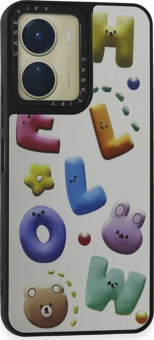 Vivo Y16 Kılıf Mirror Desenli Kapak - Mirror - 15-(5796)