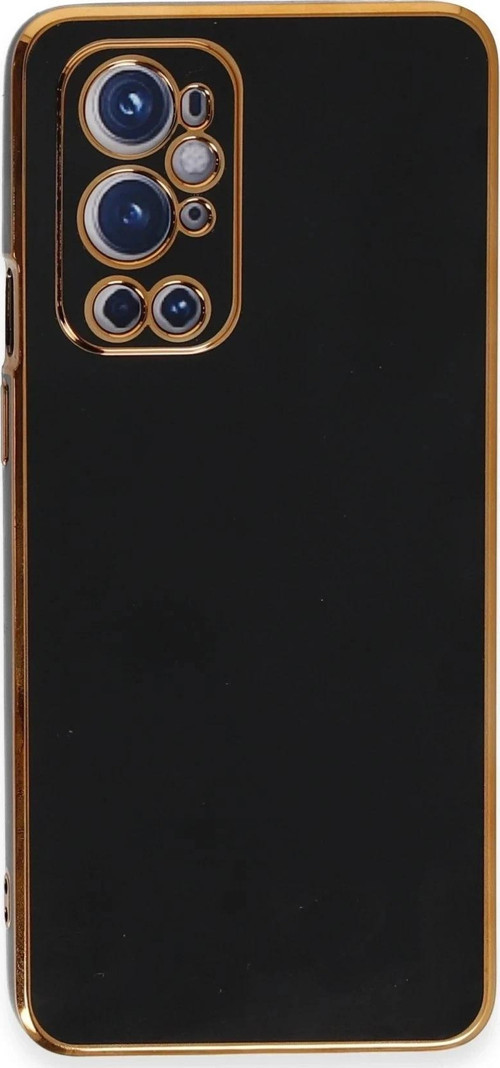 One Plus 9 Pro Kılıf Volet Silikon - Siyah-(5796)