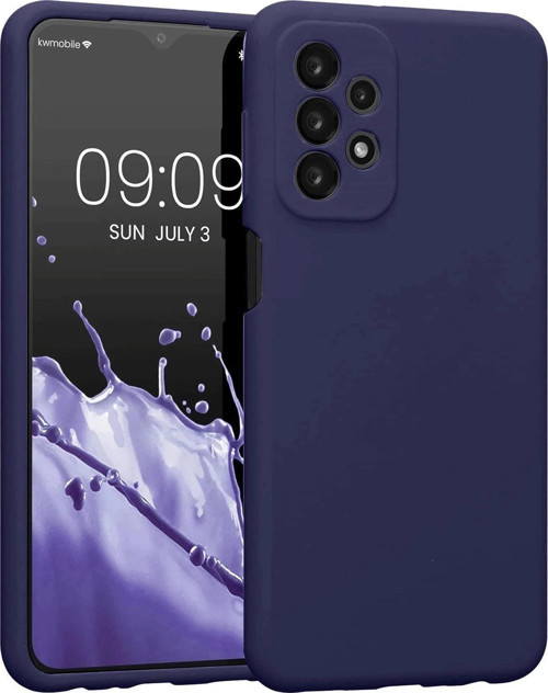 Samsung Galaxy A23 4G Kılıf First Silikon - Lacivert-(5796)