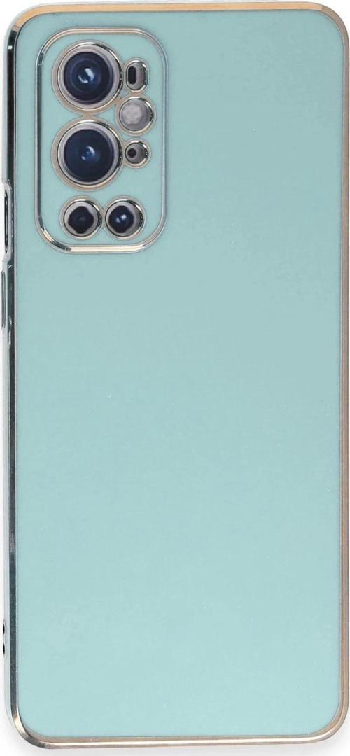 One Plus 9 Pro Kılıf Volet Silikon - Açık Yeşil-(5796)