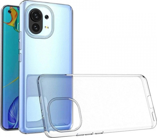 Xiaomi Mi 11 Kılıf Lüx Şeffaf Silikon-(5796)