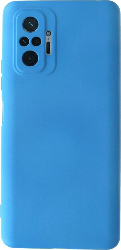 Xiaomi Redmi Note 10 Pro Kılıf Nano içi Kadife Silikon - Mavi-(5796)