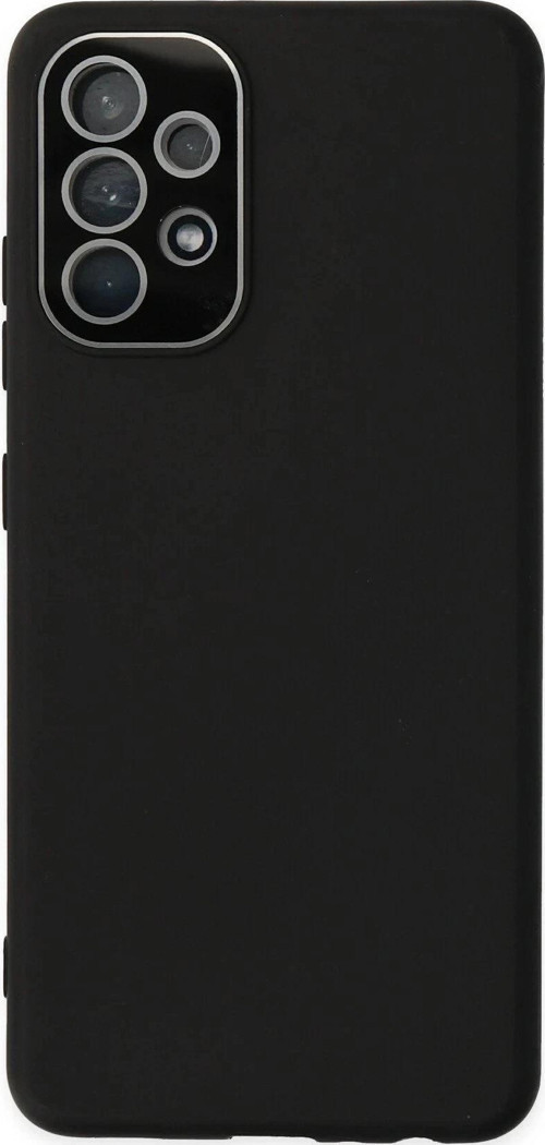 Samsung Galaxy A33 5G Kılıf Lansman Glass Kapak - Siyah-(5796)