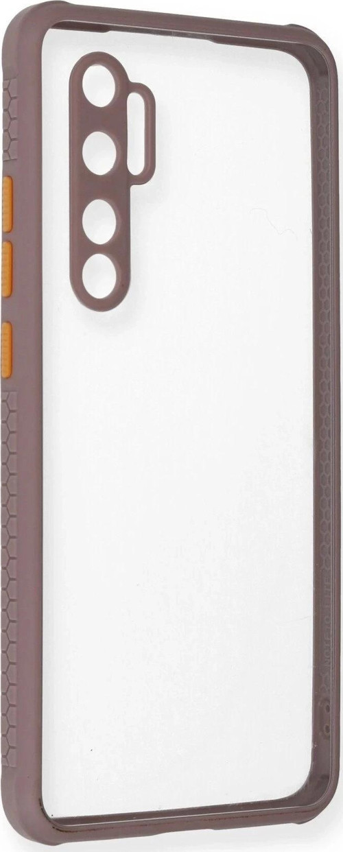Xiaomi Mi Note 10 Lite Kılıf Miami Şeffaf Silikon - Açık Mor-(5796)