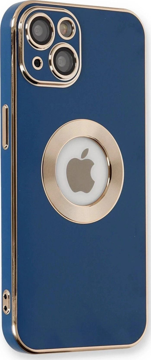 iPhone 14 Plus Kılıf Store Silikon - Mavi-(5796)