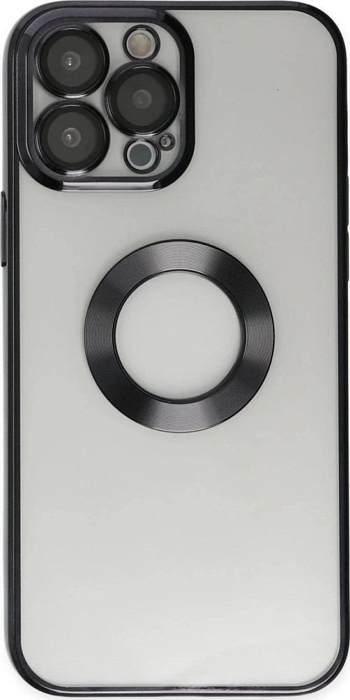 iPhone 14 Pro Kılıf Slot Silikon - Siyah-(5796)
