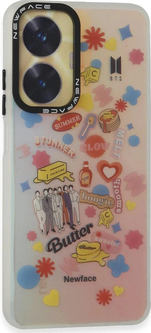 Realme C55 Kılıf Estoril Desenli Kapak - Estoril - 16-(5796)