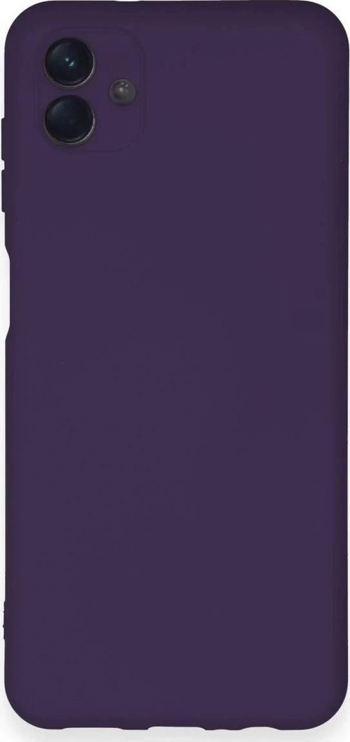 Samsung Galaxy A04 Kılıf Nano içi Kadife Silikon - Mor-(5796)