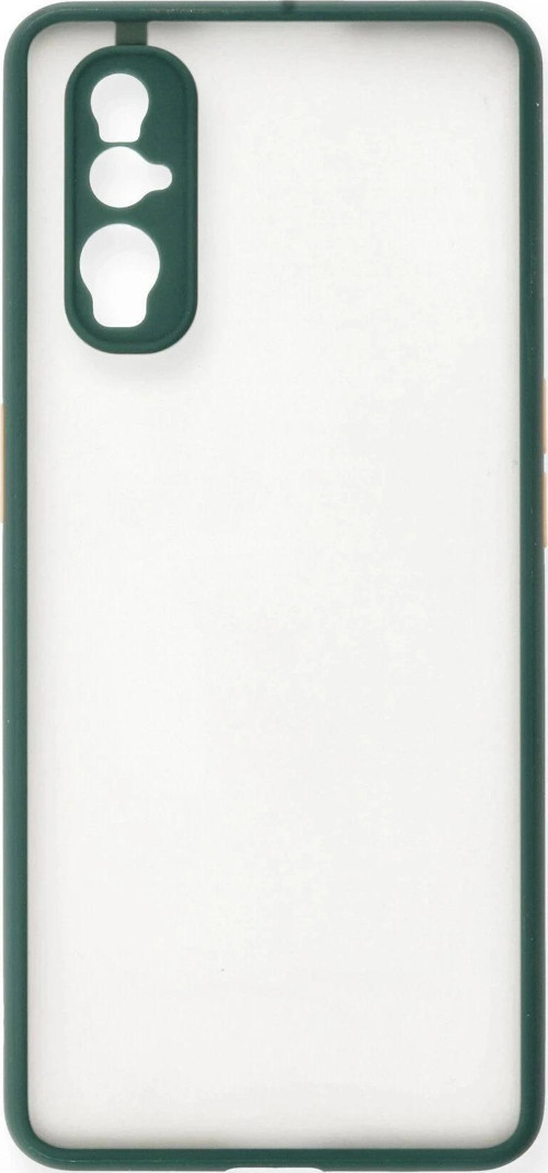 Oppo Find X2 Kılıf Montreal Silikon Kapak - Yeşil-(5796)