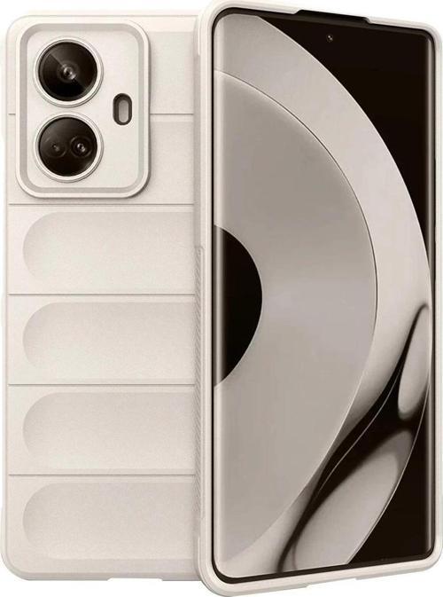 Realme 10 Pro 5G Kılıf Optimum Silikon - Krem-(5796)