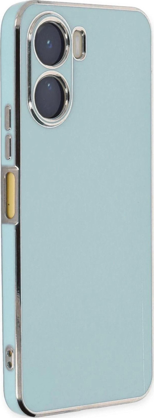 Vivo Y16 Kılıf Volet Silikon - Açık Yeşil-(5796)