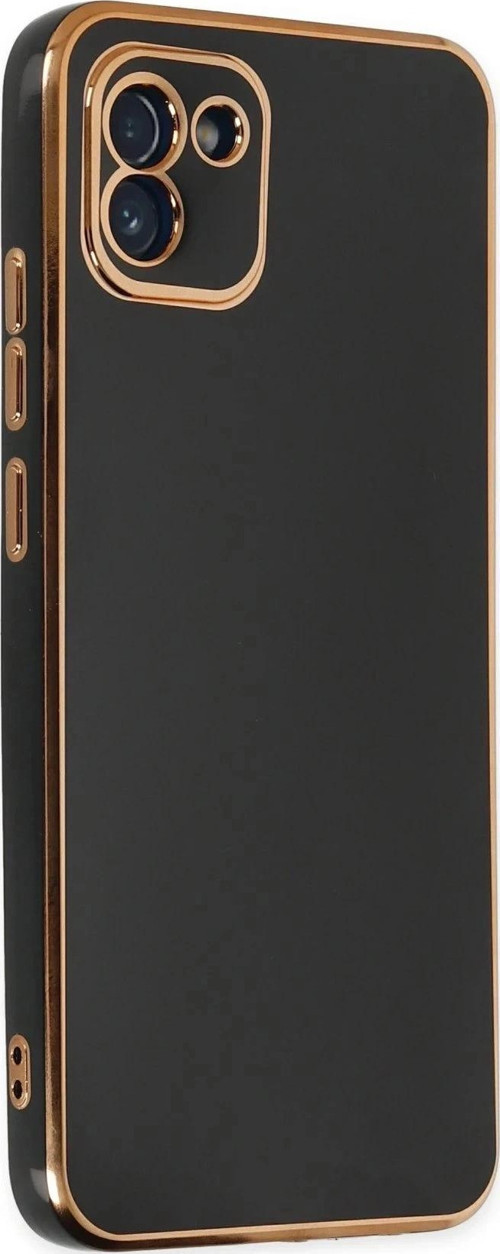 Samsung Galaxy A03 Kılıf Volet Silikon - Siyah-(5796)