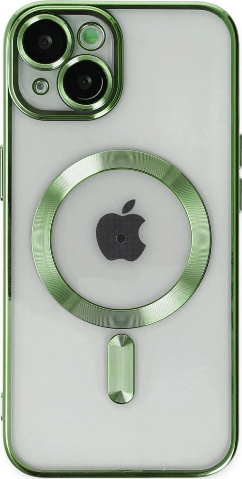 iPhone 14 Plus Kılıf Kross Magneticsafe Kapak - Koyu Yeşil-(5796)