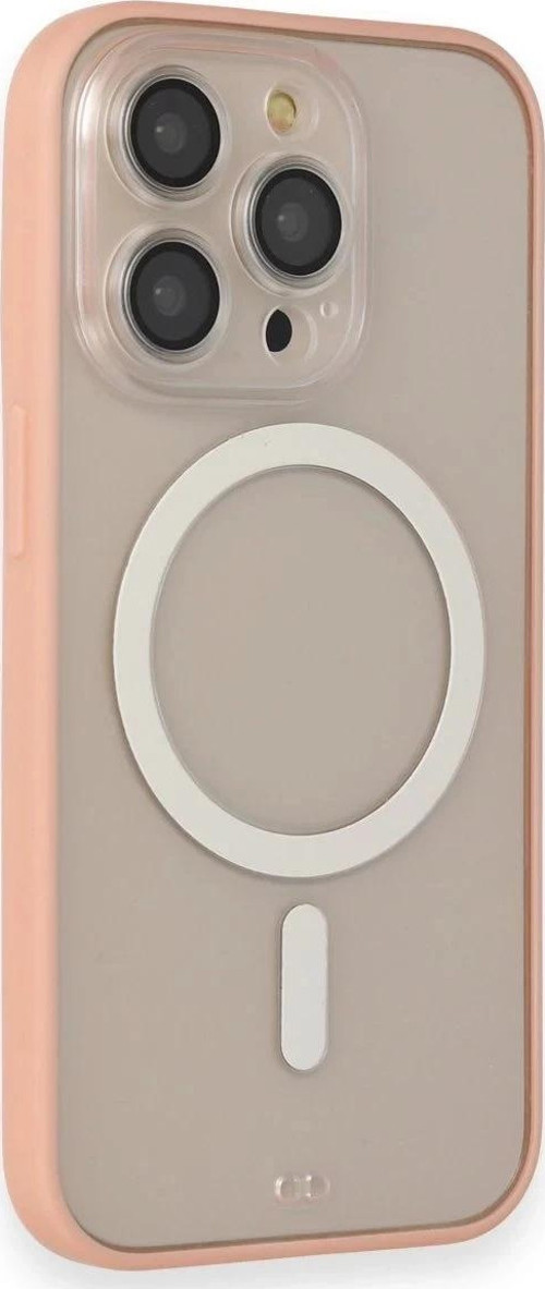 iPhone 14 Pro Max Kılıf Grand Magneticsafe Kapak - Pembe-(5796)