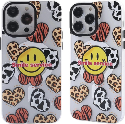 iPhone 14 Pro Max Kılıf Apollo Magneticsafe Desenli Kapak - Apollo Şeffaf - 2-(5796)