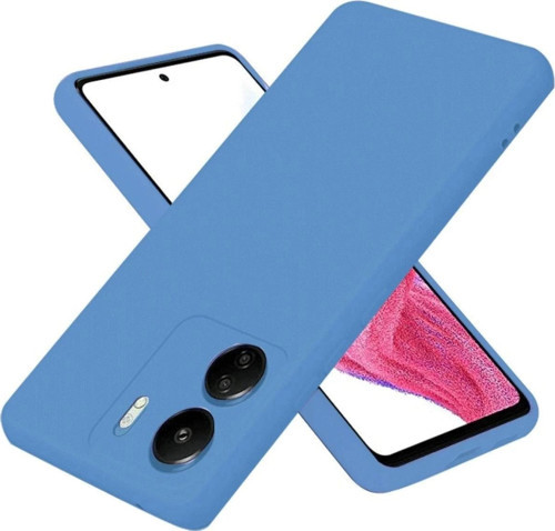 Xiaomi Redmi 13C Kılıf First Silikon - Mavi-(5796)