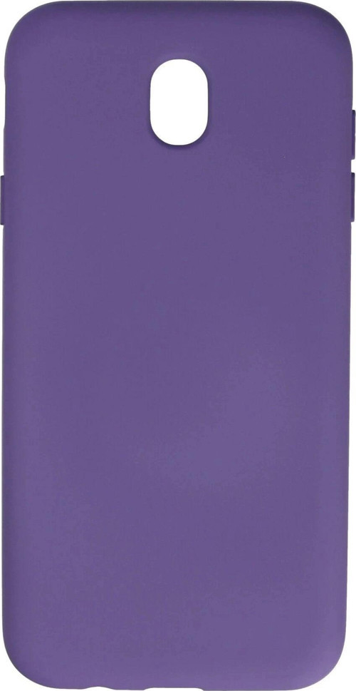 Samsung Galaxy J7 Pro / J730 Kılıf Nano içi Kadife Silikon - Mor-(5796)