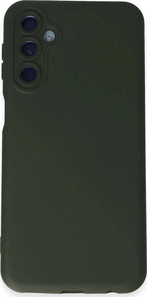 Samsung Galaxy M14 5G Kılıf Nano içi Kadife Silikon - Koyu Yeşil-(5796)