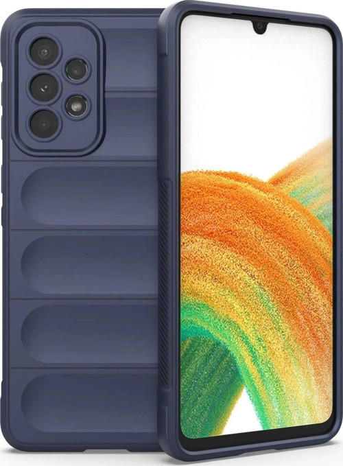Samsung Galaxy A33 5G Kılıf Optimum Silikon - Lacivert-(5796)