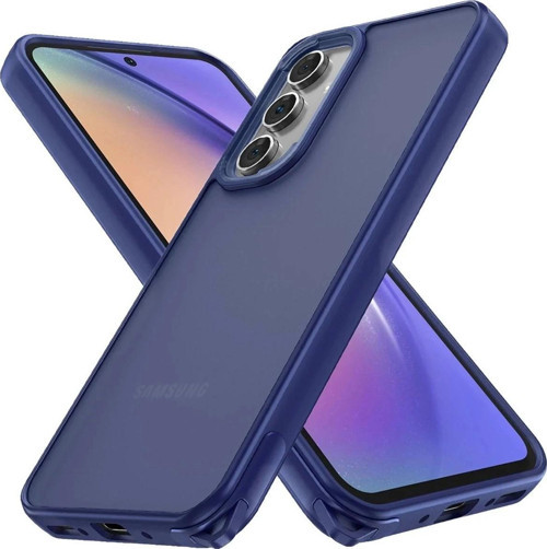 Samsung Galaxy A05S Kılıf Elegant Kapak - Lacivert-(5796)
