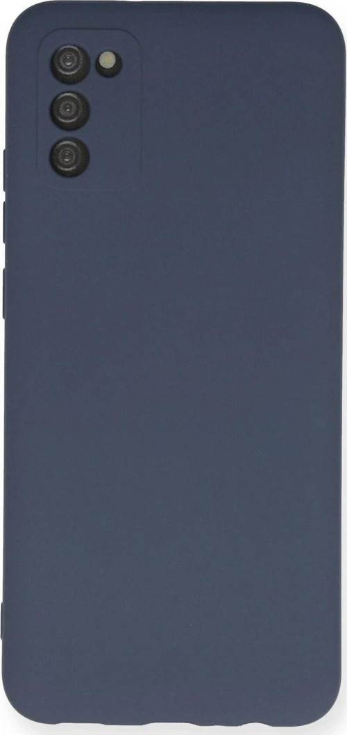 Samsung Galaxy A03S Kılıf Nano içi Kadife Silikon - Gri-(5796)