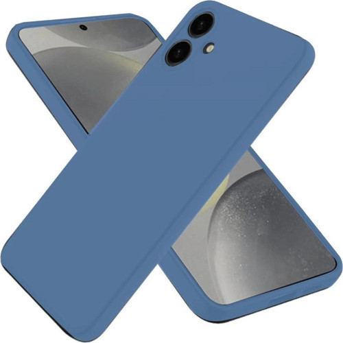 Samsung Galaxy A06 Kılıf First Silikon - Mavi-(5796)