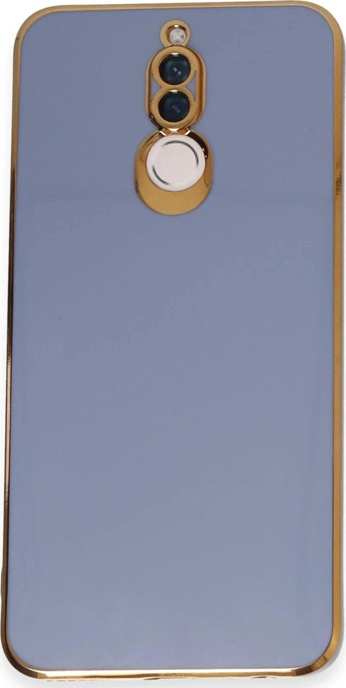 Huawei Mate 10 Lite Kılıf Volet Silikon - Mavi-(5796)