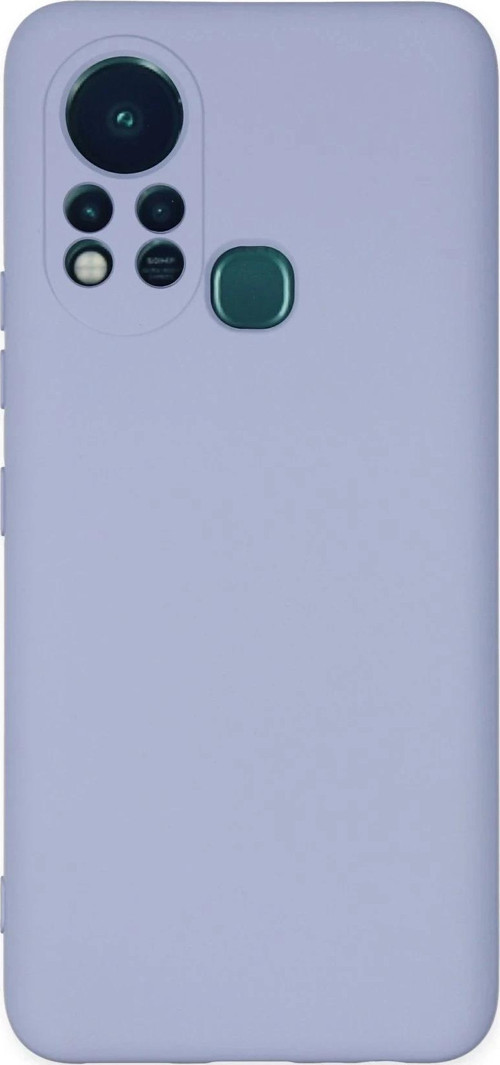 İnfinix Hot 11s Kılıf Nano içi Kadife Silikon - Lila-(5796)