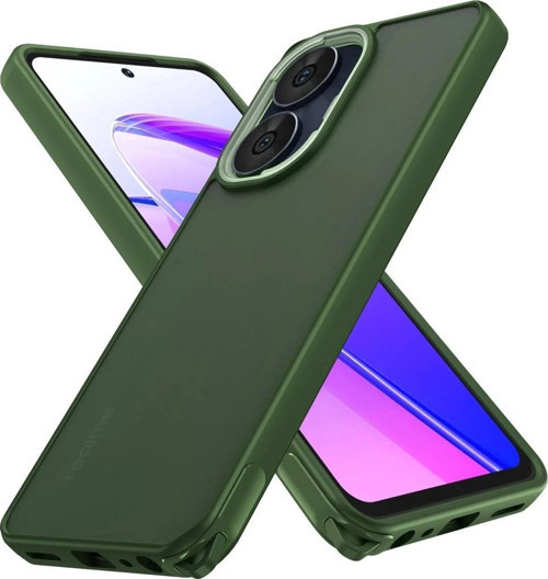 Realme C55 Kılıf Elegant Kapak - Yeşil-(5796)